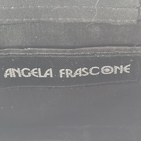 Angela Frescone Vintage Butterfly Crossbody Bag Double Handle 90s‎ Handbag Rare - Picture 4 of 10